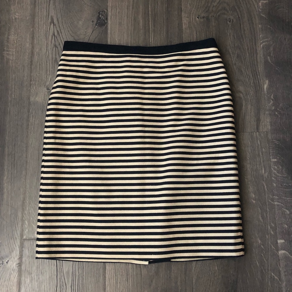 LOFT striped pencil skirt 4